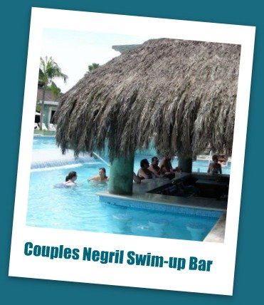 Couples Negril swim-up bar
